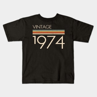 Vintage Classic 1974 Kids T-Shirt